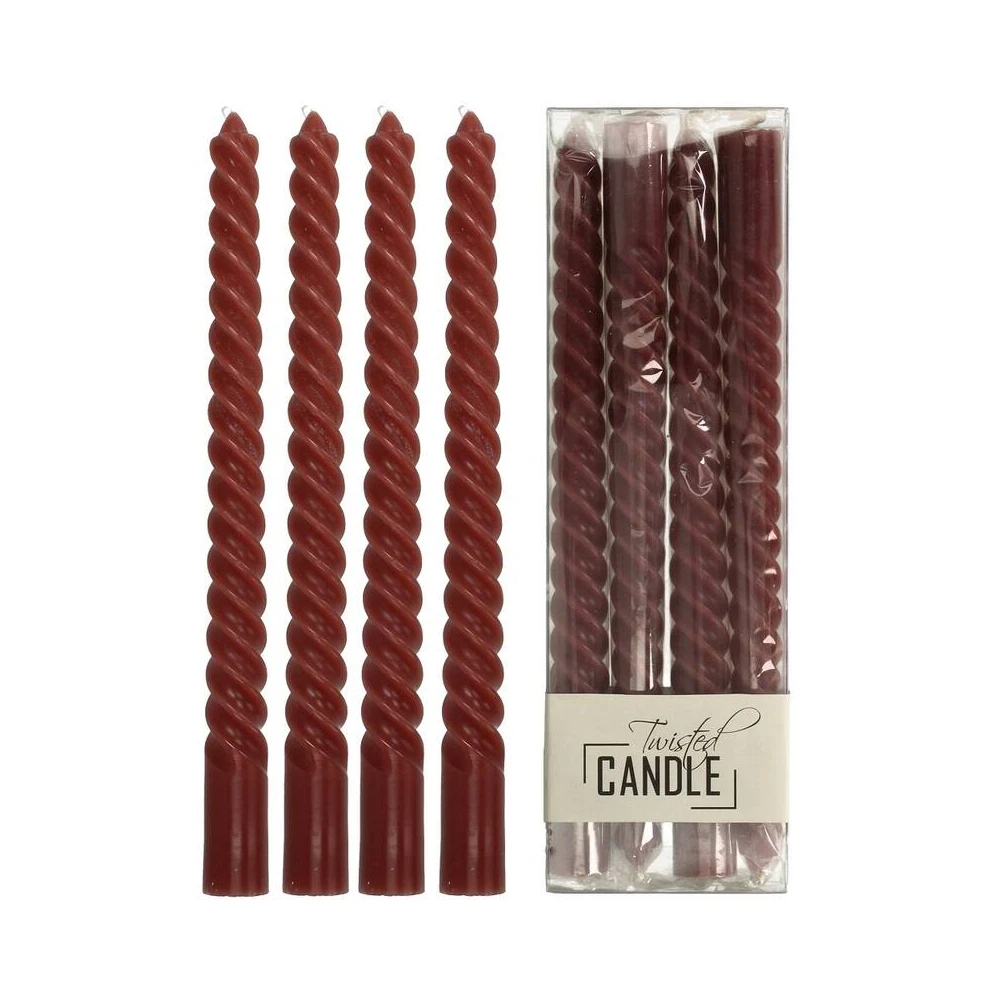 Свеча Kersten Twister Terra - набор 4 шт - фото 1