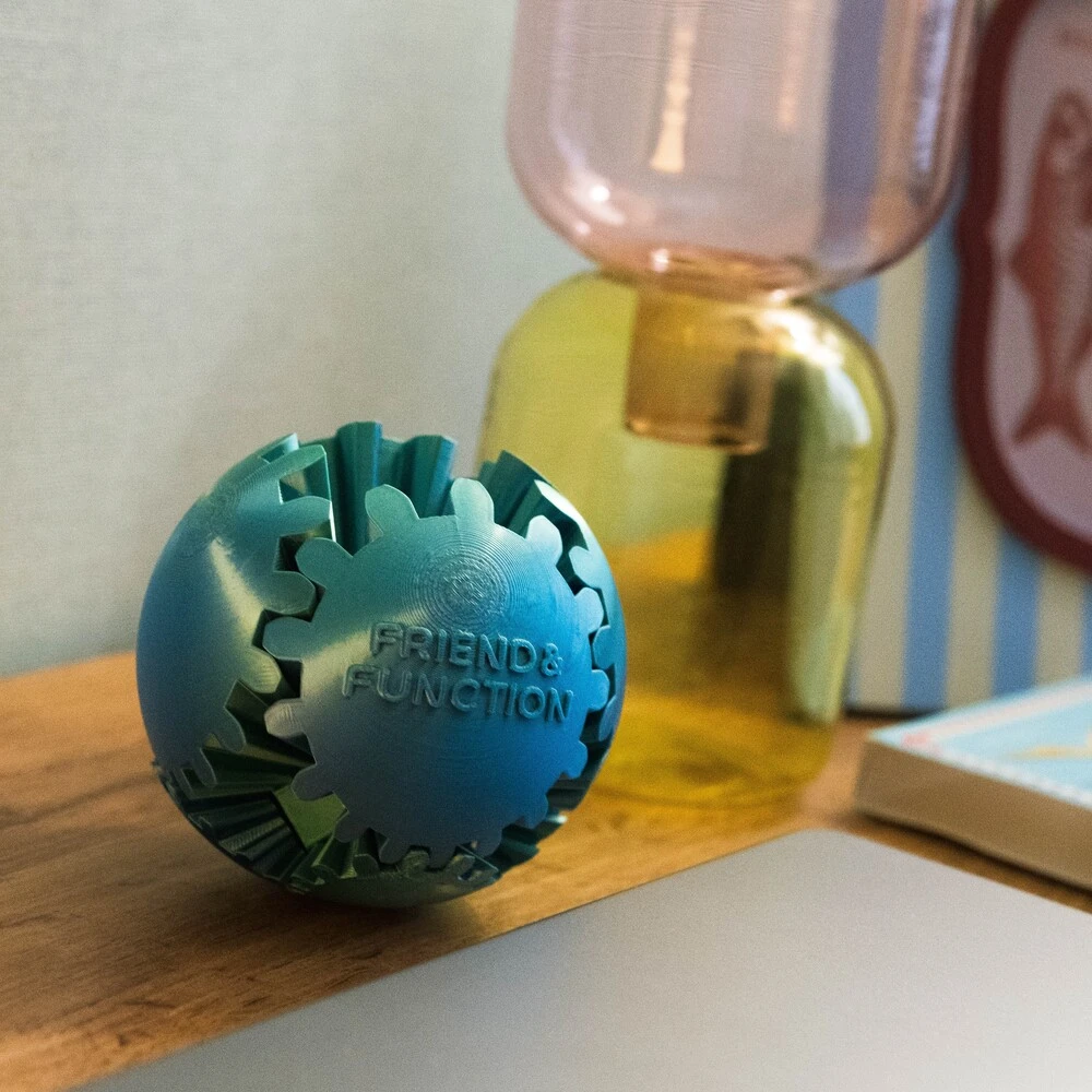 Неведомая штука круглая зубчатая бирюзовая - фото 7