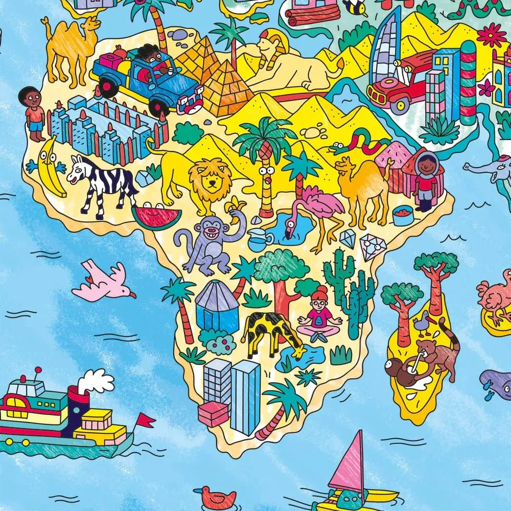 Огромная раскраска OMY Atlas - фото 8