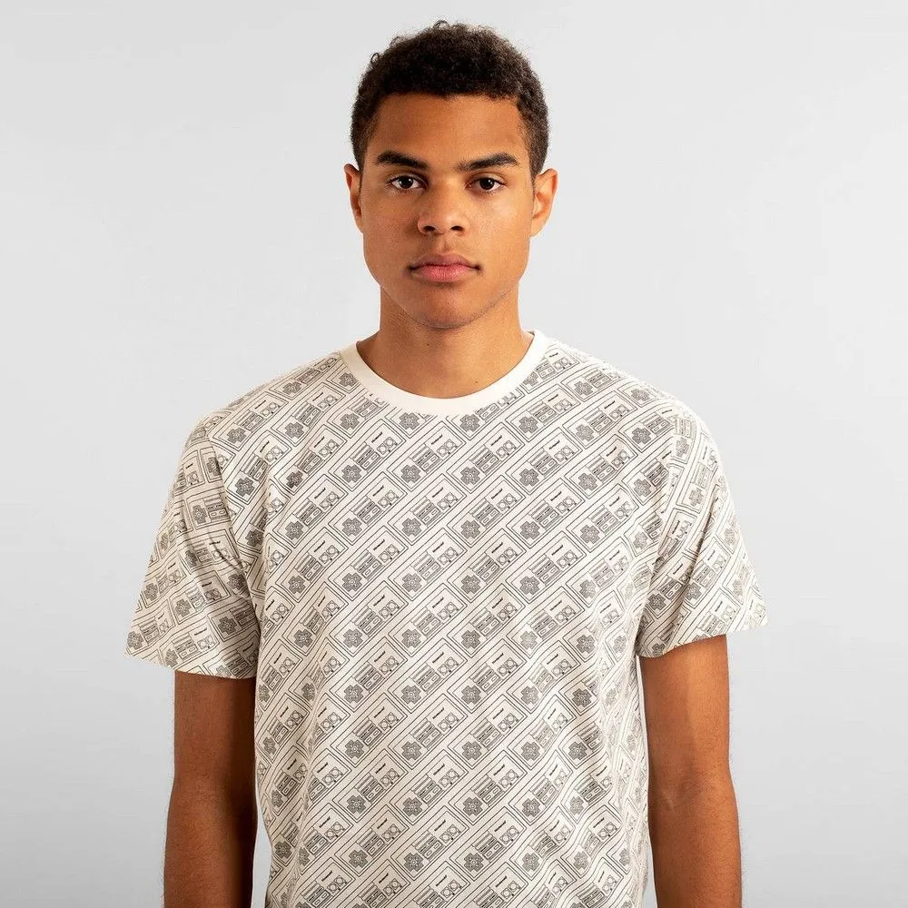 Футболка Dedicated Stockholm NES Line Control Off-White мужская - фото 5