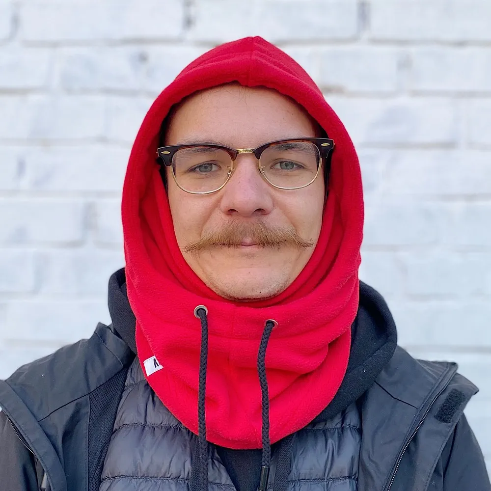 Капюшон Kusto Hood M красный - фото 6