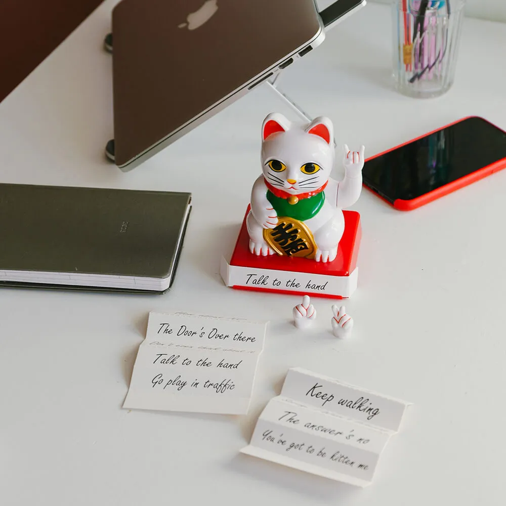 Манэки-нэко - Кот удачи со сменной лапой - фото 10