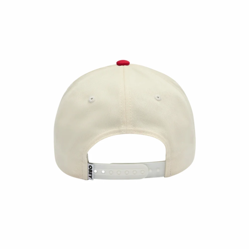 Кепка Obey Speed Squad 5 Panel Snapback True Red - фото 2