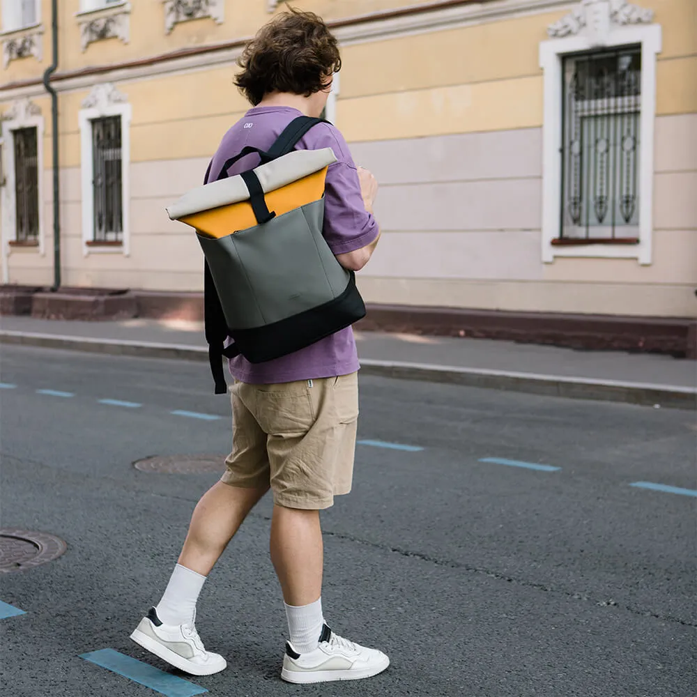 Рюкзак Ucon Acrobatics Hajo Medium Lotus Honey Mustard - Dark Grey - фото 4