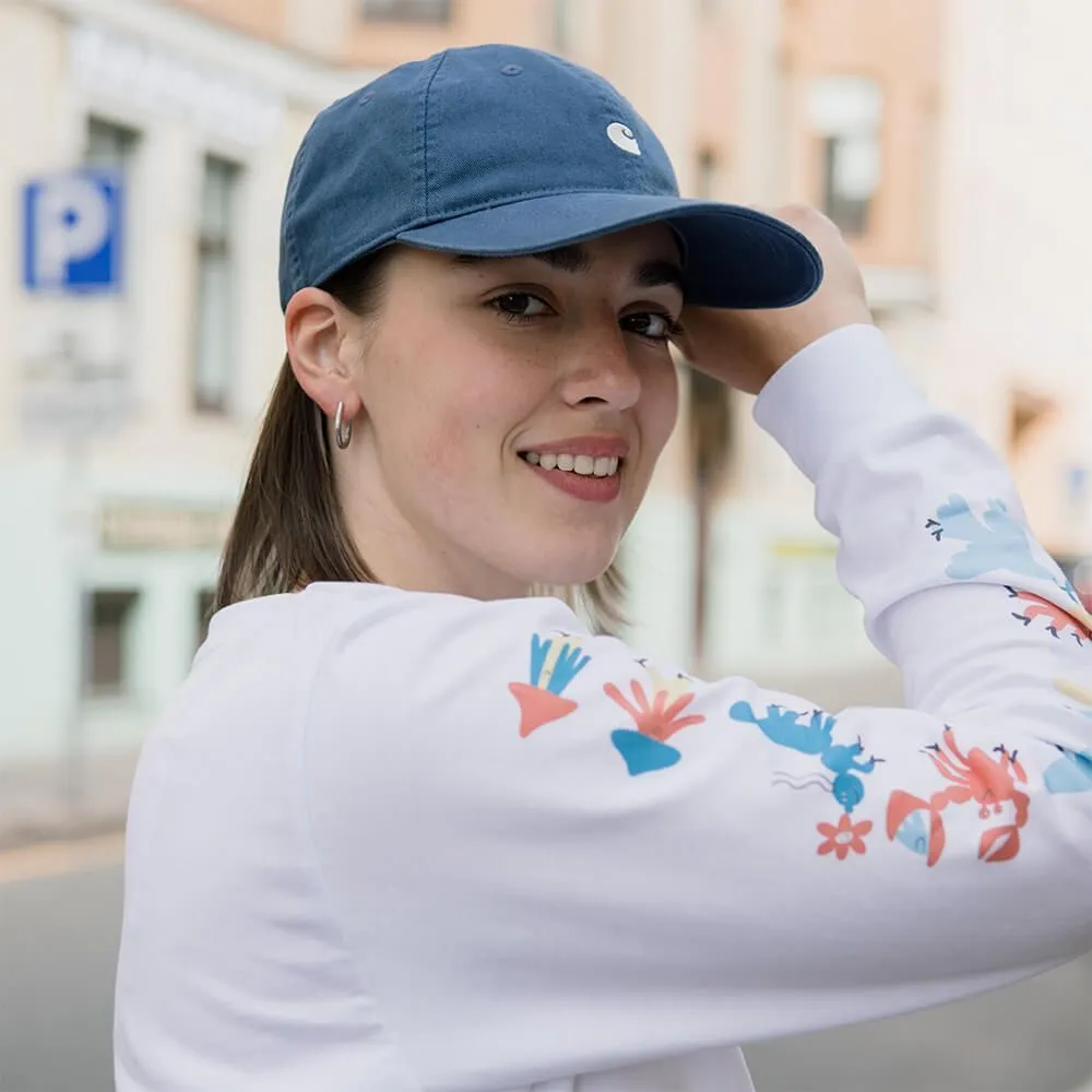 Кепка Carhartt WIP Madison Logo Storm Blue/Wax - фото 2