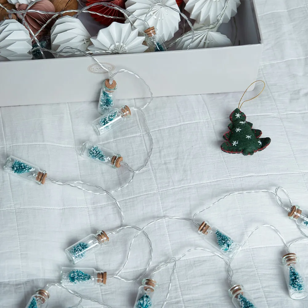 Гирлянда с елочками (20 лампочек) - фото 4