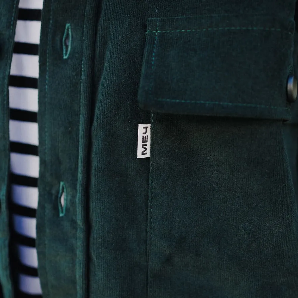 Рубашка МЕЧ MICRO CORD SHIRT Dark Green - фото 5