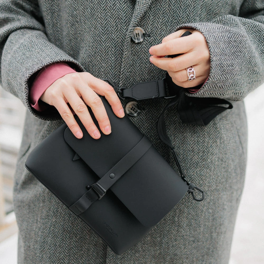 Кроссбоди сумка Gaston Luga Splash Black - фото 14