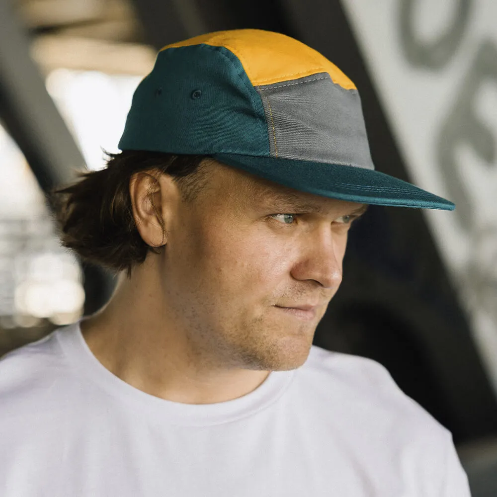 Кепка Friend Function Colorblock бирюзово-желтая - фото 9