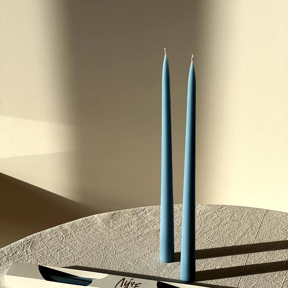 Набор из двух столовых свечей Луче (разные цвета) - фото 2