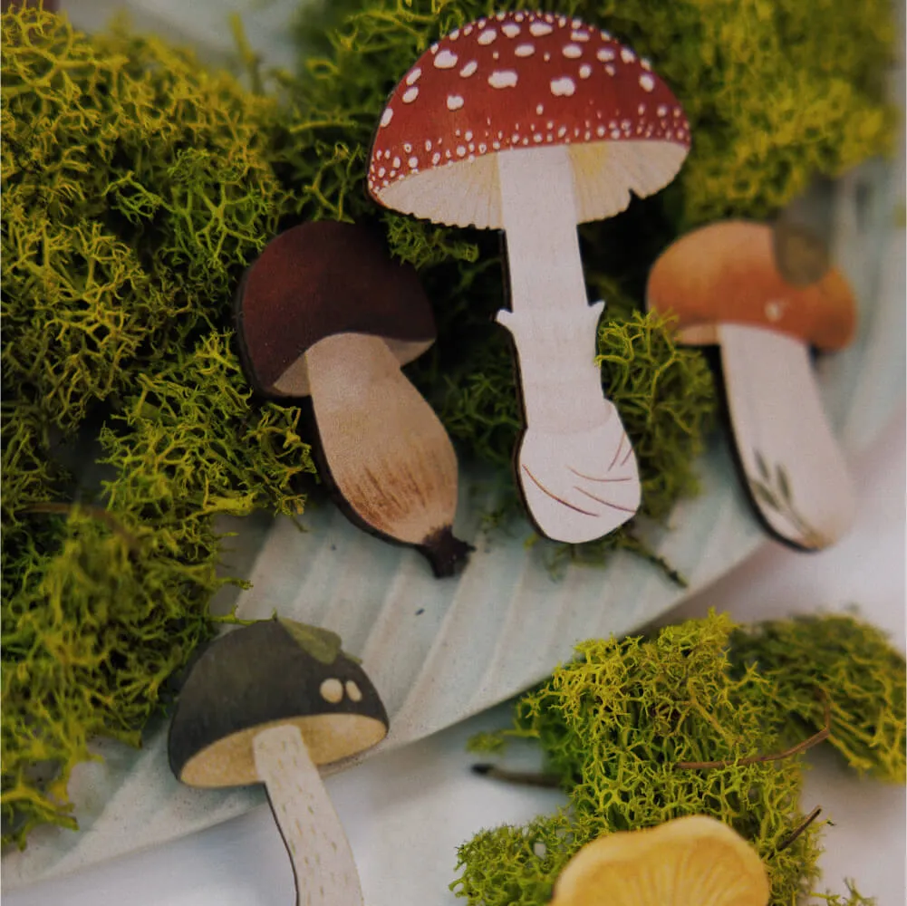 Деревянная брошка PlantMyBones Лисичка - фото 12