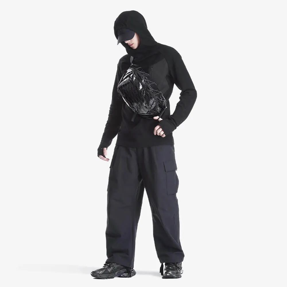 Сумка на пояс KRAKATAU U14 черная - фото 4