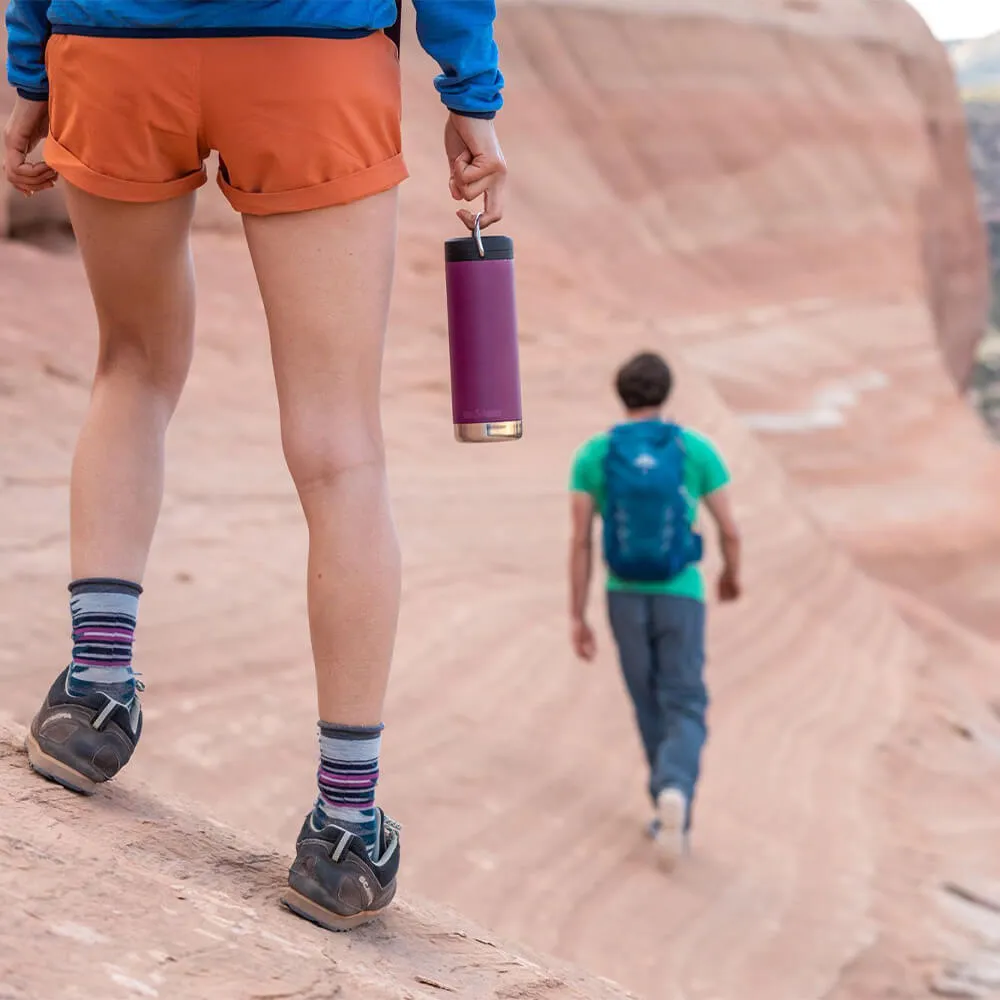 Термокружка Klean Kanteen TKWide 473 мл Twist Cap Purple Potion - фото 13