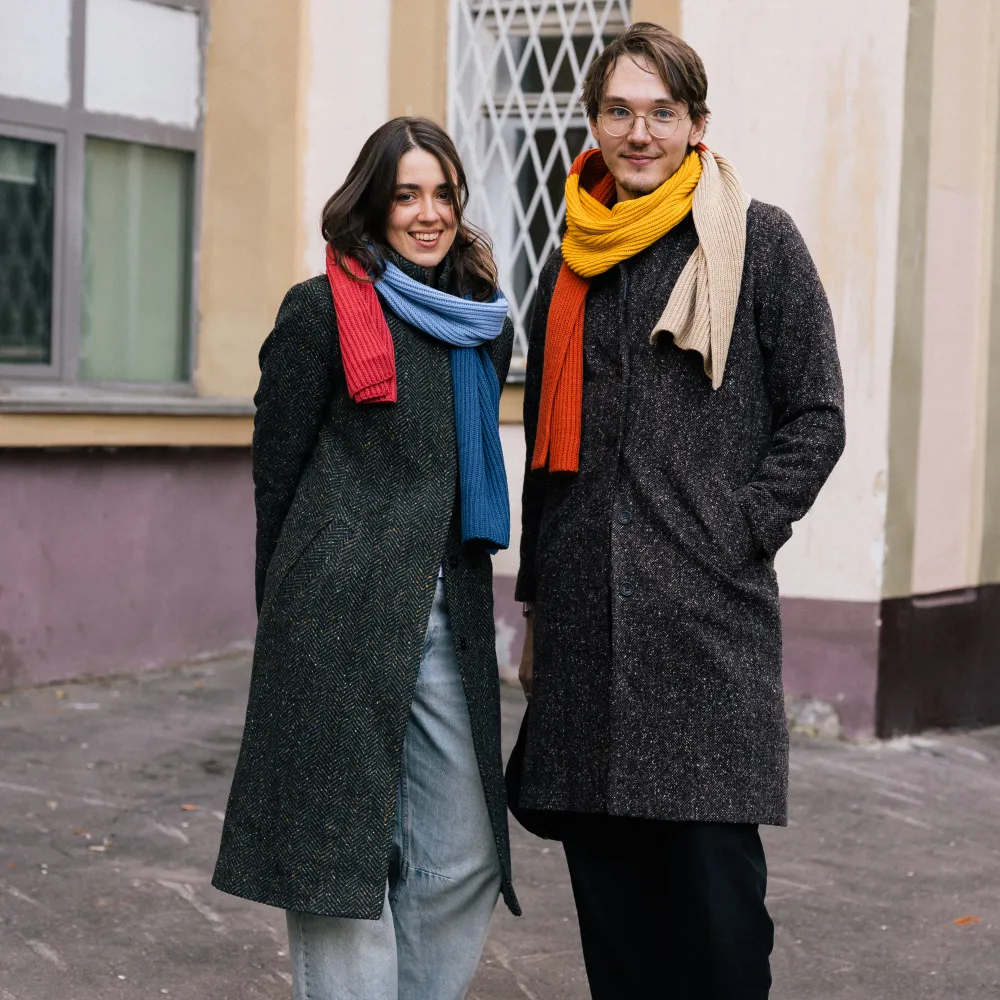 Вязаный шарф Friend Function Оранжевый - фото 11