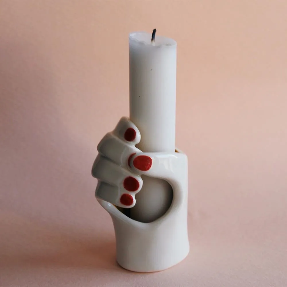 Подсвечник в форме руки HAKU - фото 1