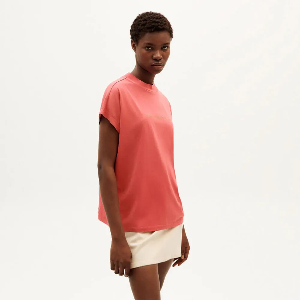 Футболка Thinking Mu Here comes the sun Pink женская - фото 5