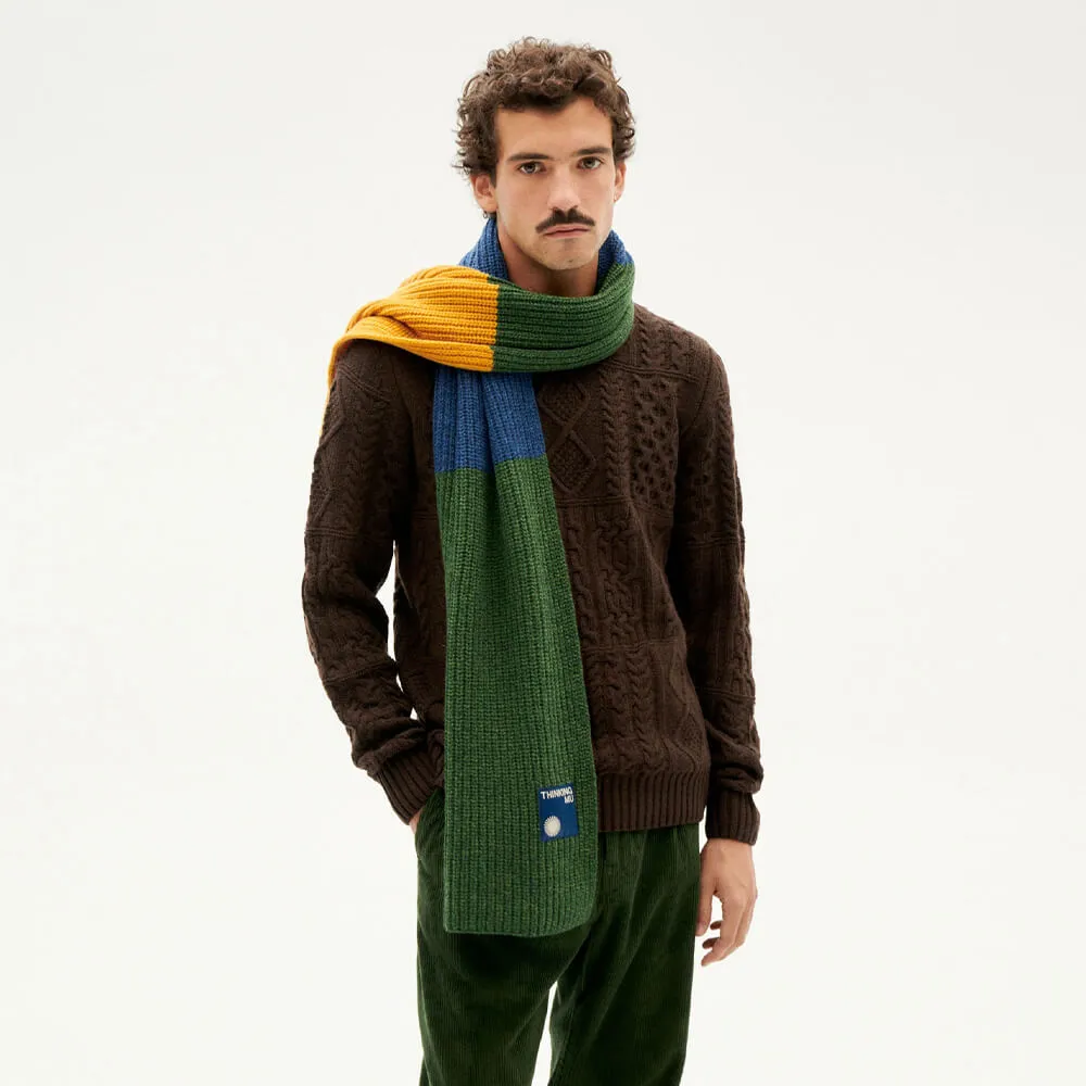 Шарф Thinking Mu Ghede Dark Green - фото 7