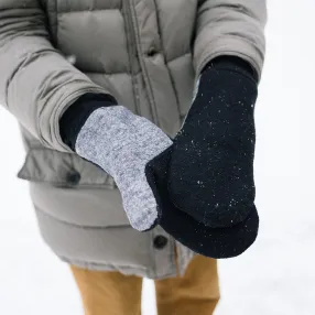 Варежки Friend Function Черно-серые XXL