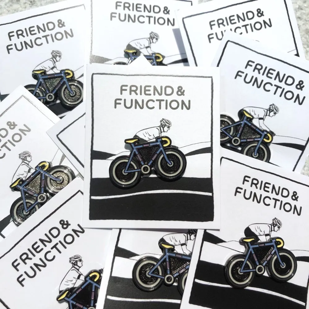 Значок Friend Function Велосипед синий - фото 4