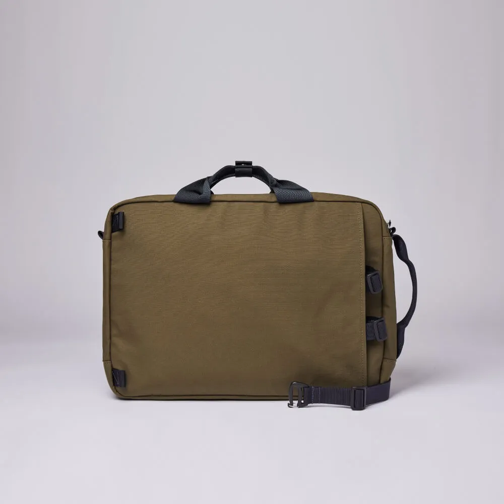 Сумка Sandqvist Bruno Olive With Coating - фото 3