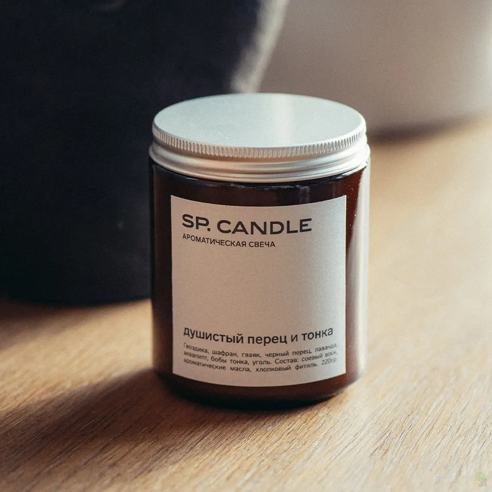 Ароматическая свеча SP Candle большая - фото 22