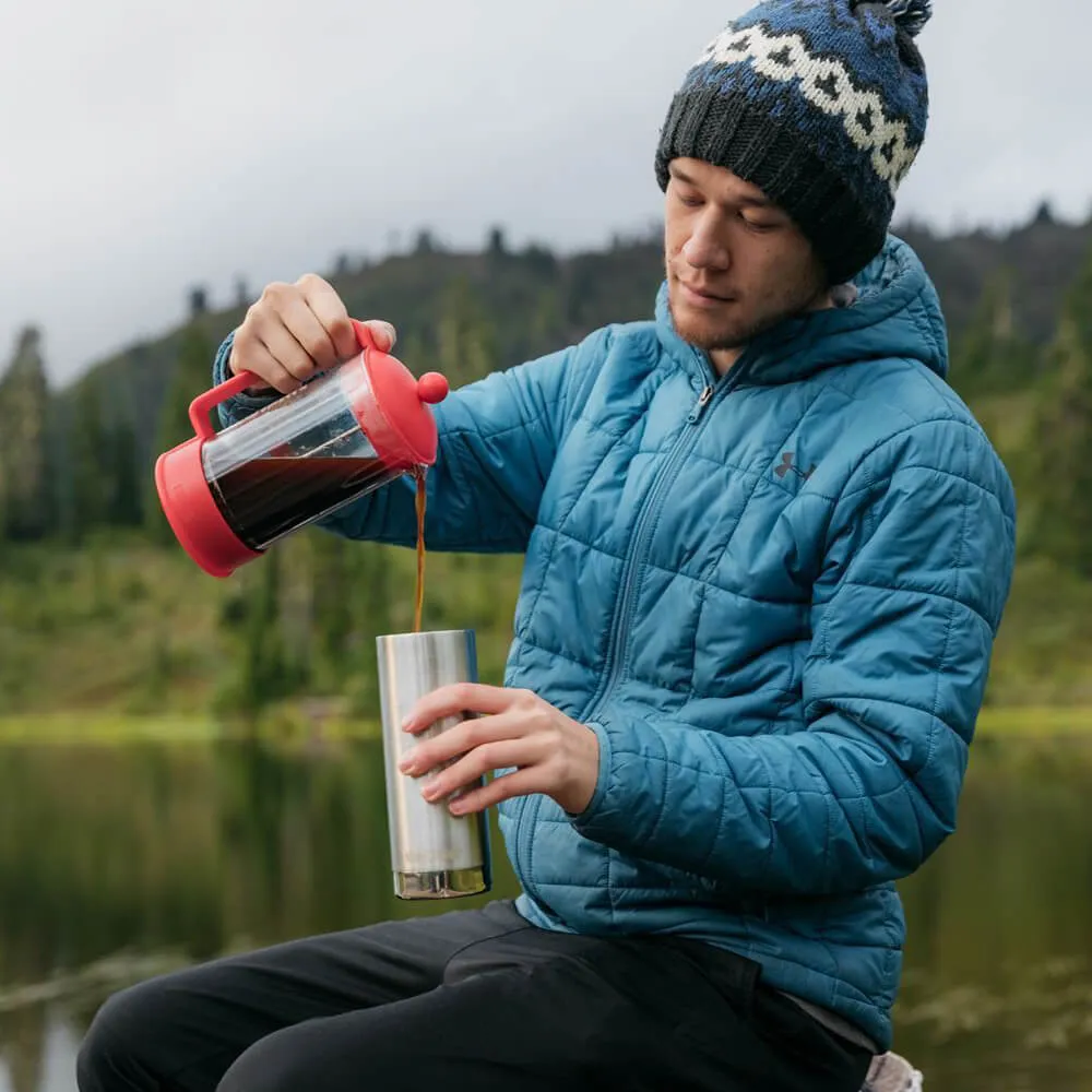 Термокружка Klean Kanteen TKWide 473 мл Cafe Cap Brushed Stainless - фото 7