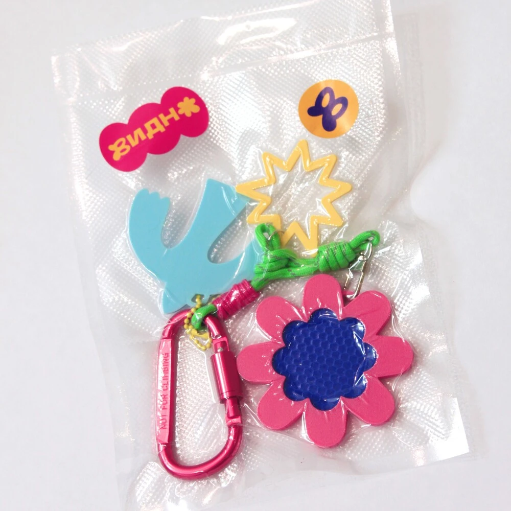 Брелок-обвес на сумку ВИДНО с птичкой - фото 5