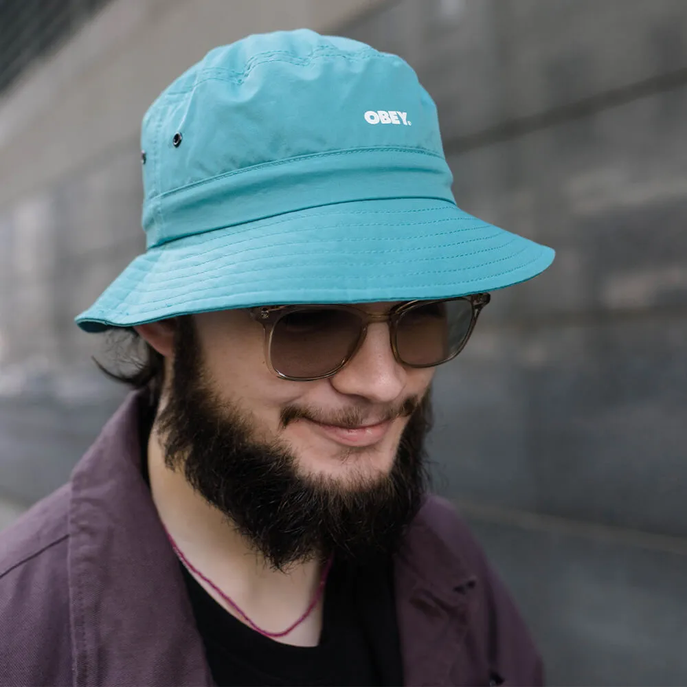Панама Obey Bold Century Bucket Turquoise - фото 4