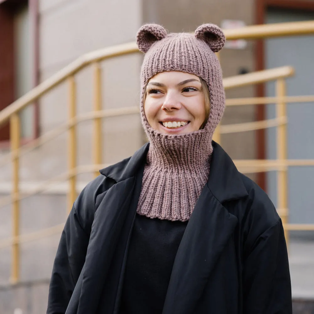 Балаклава Friend Function с ушками орех - фото 3