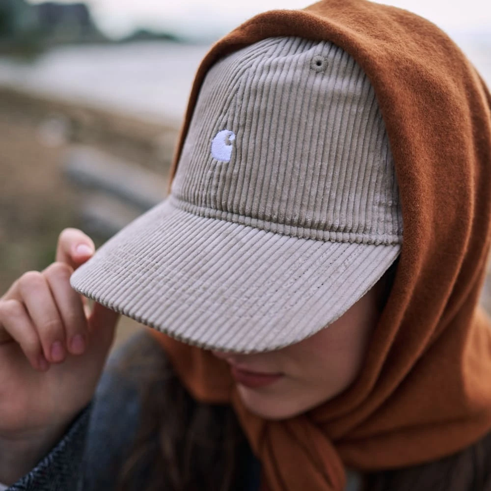 Кепка Carhartt WIP Harlem Cap Dark Wall/White - фото 1