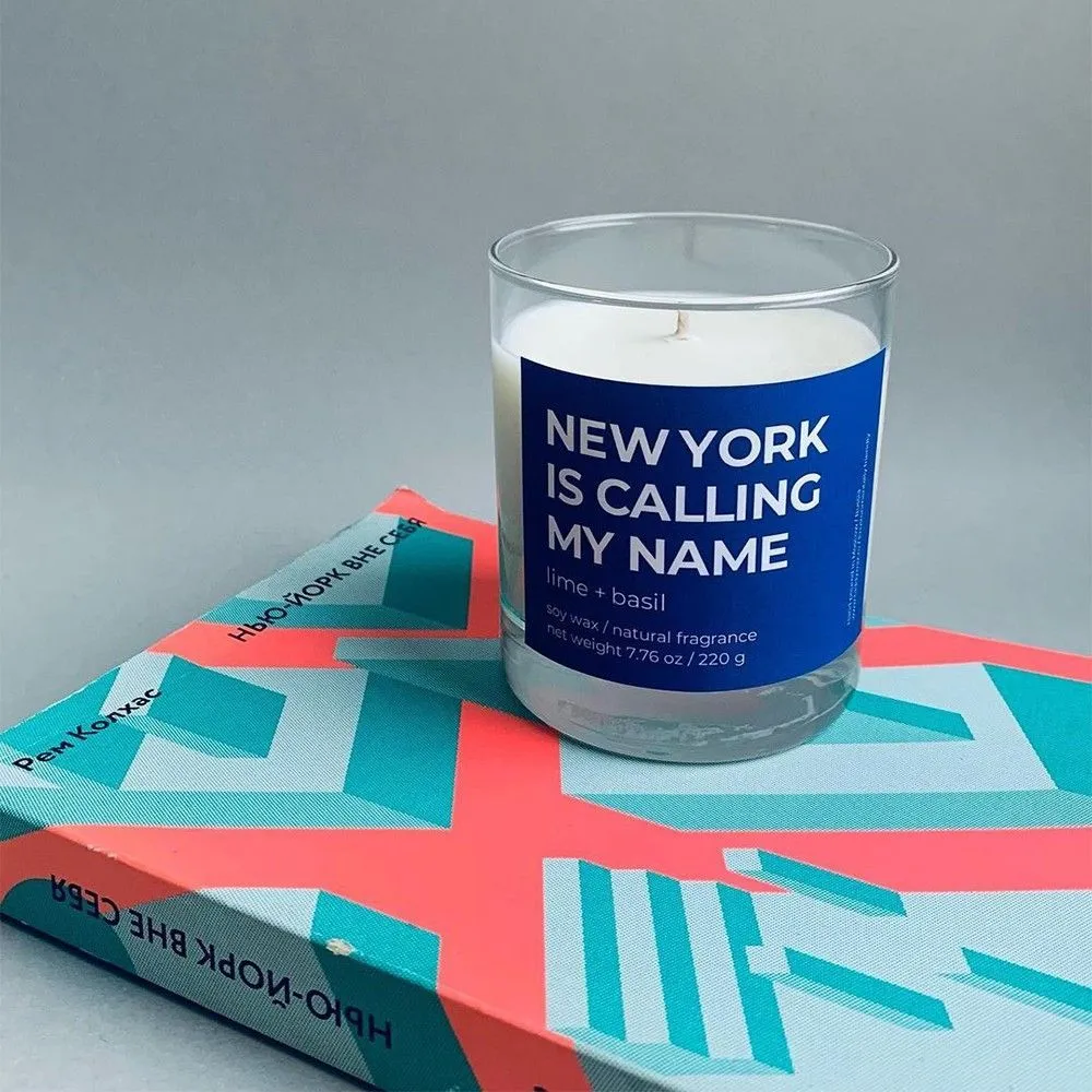 Ароматическая свеча taddywax New York is calling my name - фото 4