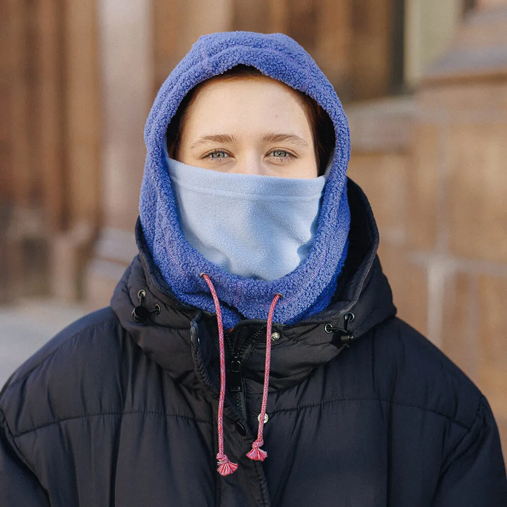 Капюшон Friend Function барашковый сиренево-голубой - фото 5