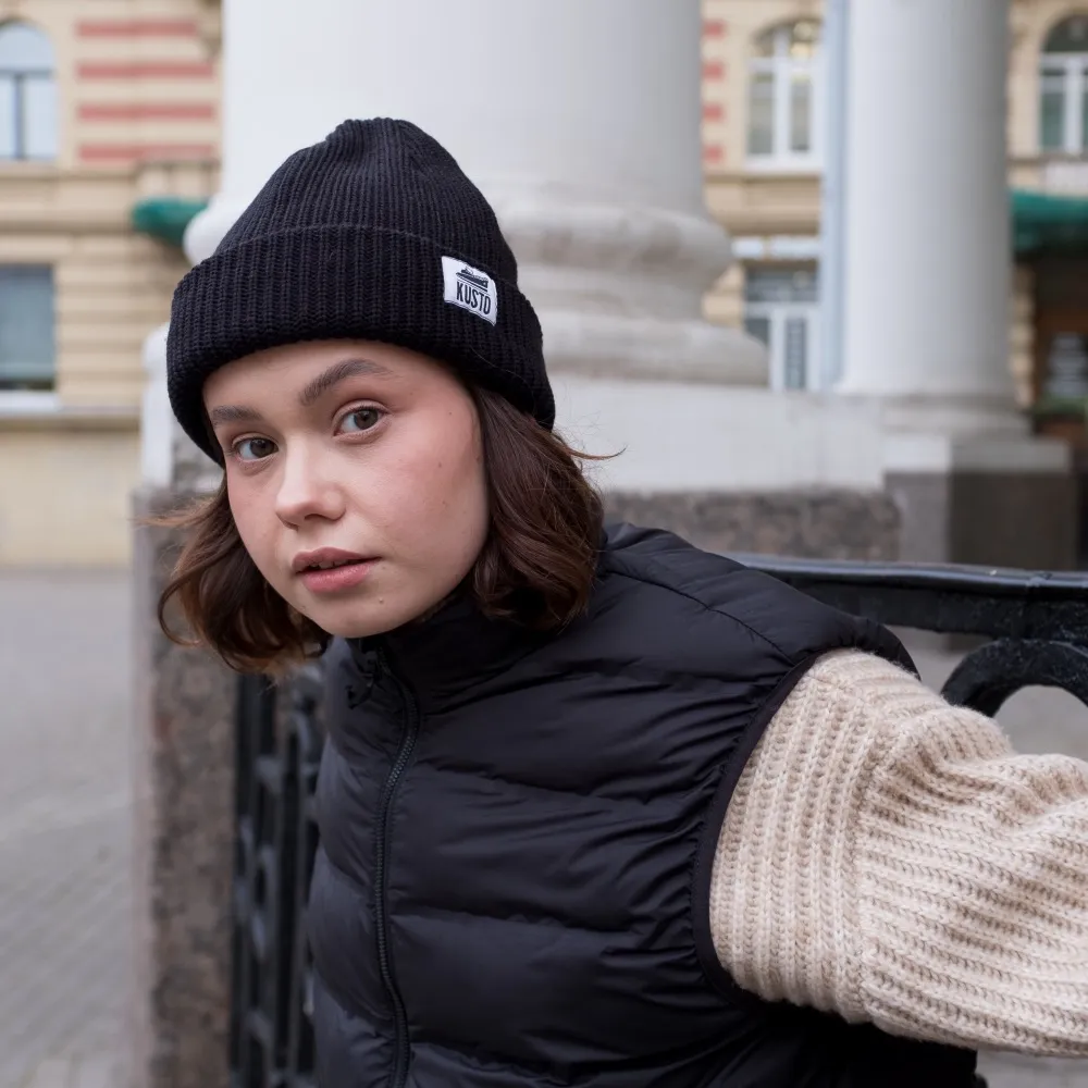 Шапка Kusto Heat SHORT черная - фото 5