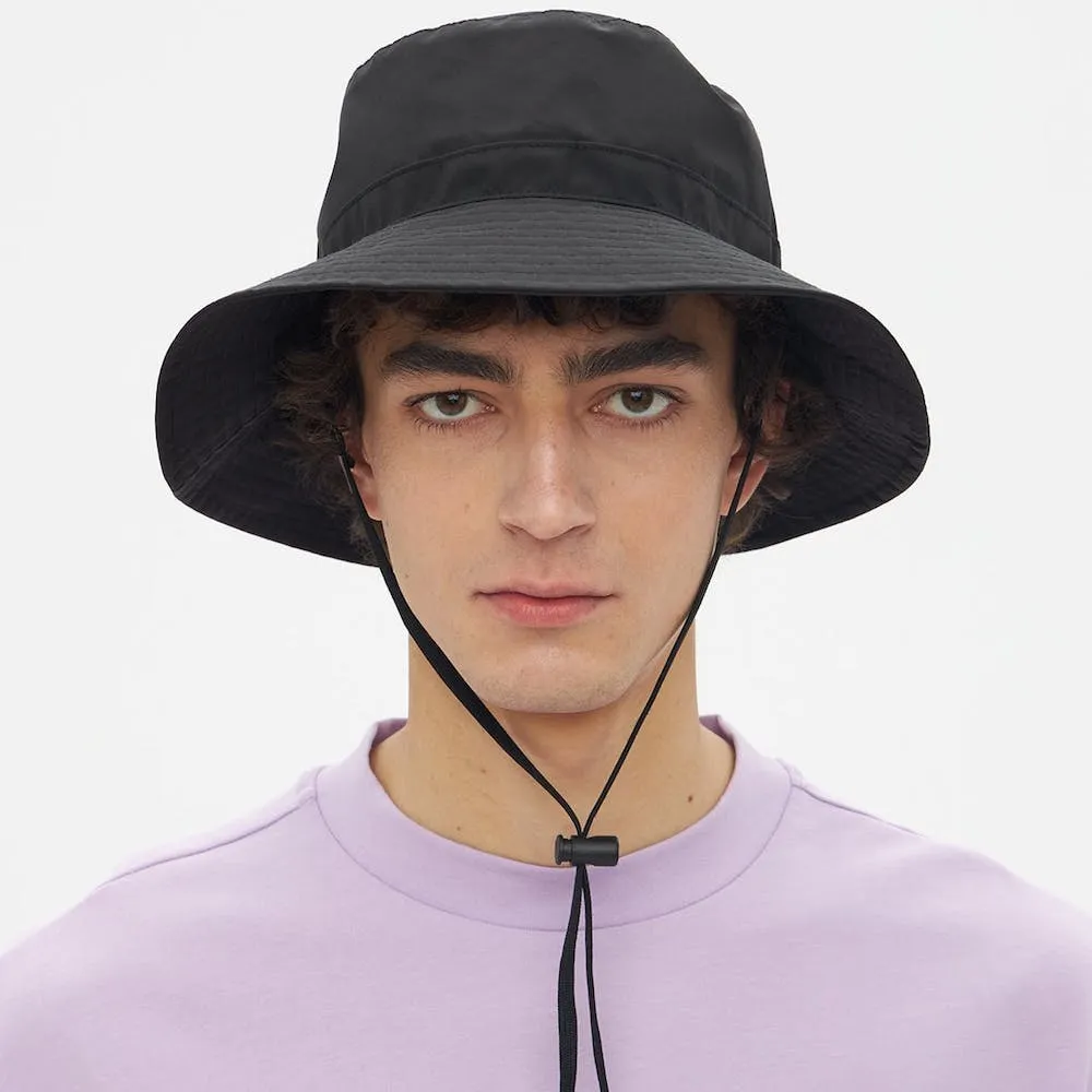 Панама с широкими полями SHU черная - фото 4