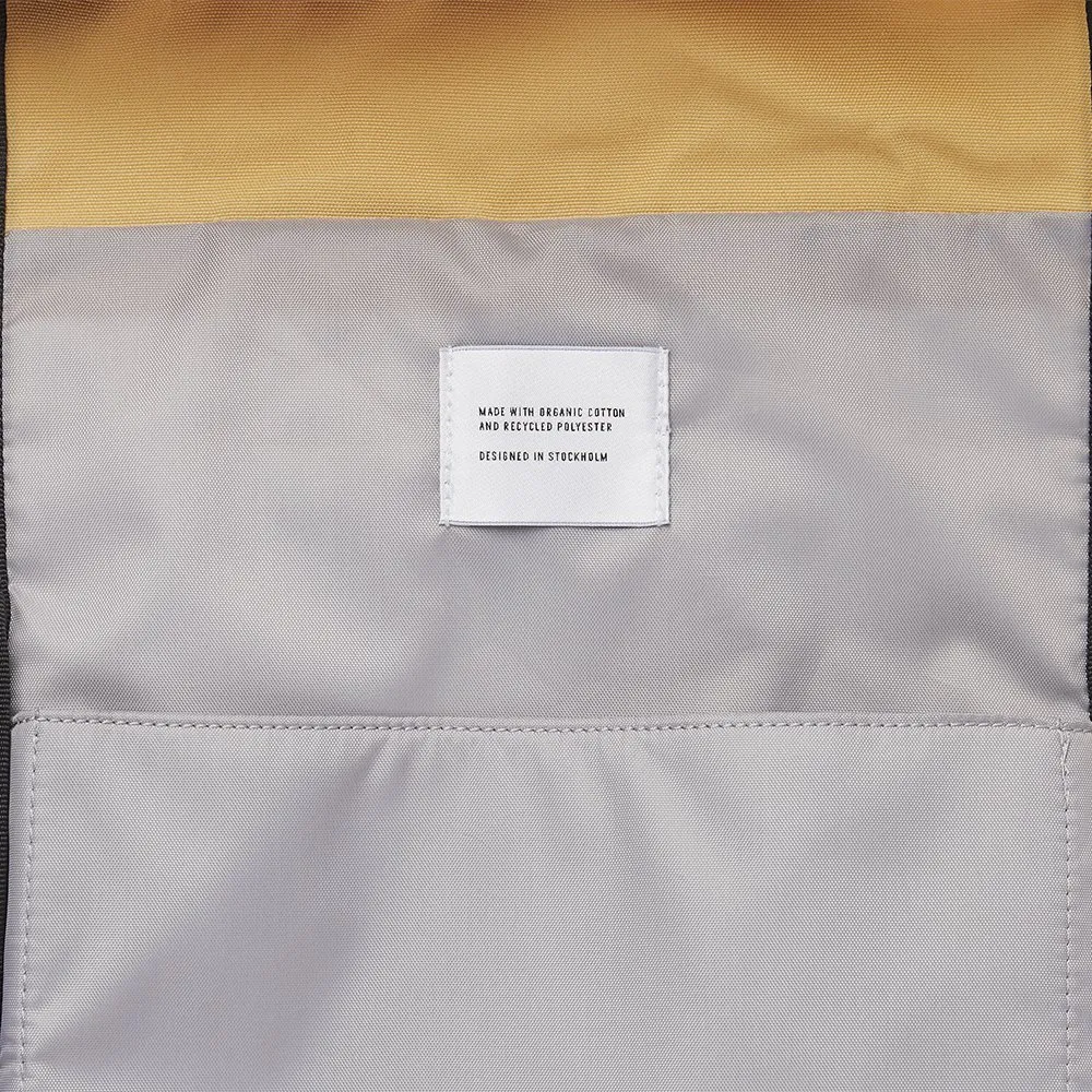 Рюкзак Sandqvist Dante Vegan Yellow leaf - фото 6