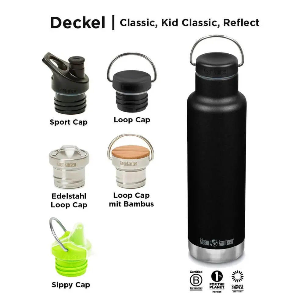 Термобутылка Klean Kanteen Insulated Classic 592 мл Retro Swish - фото 3