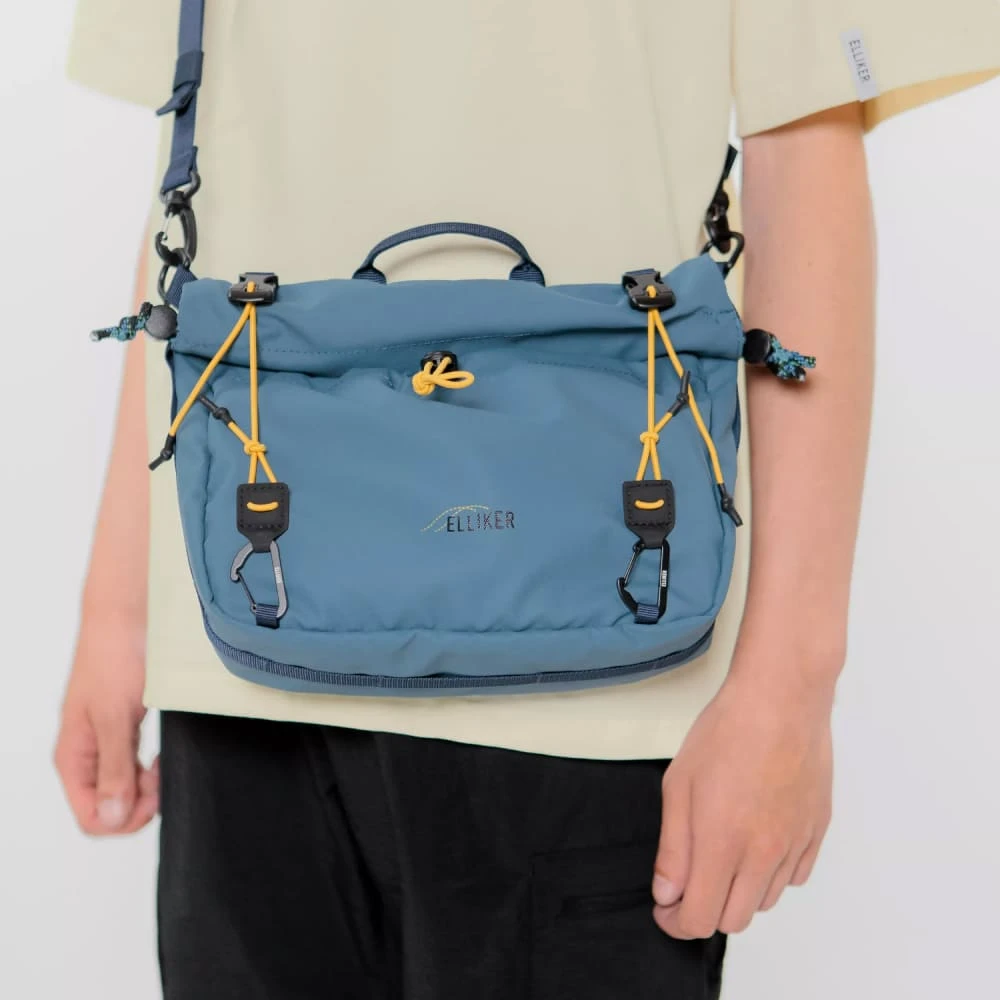 Кроссбоди сумка ELLIKER Nidder Roll Top 6L Steel Blue - фото 14