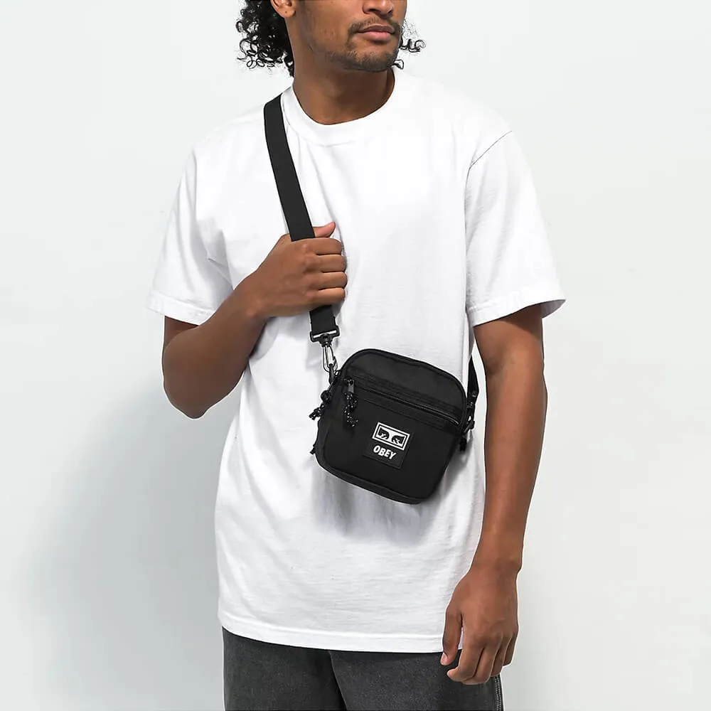 Сумка Obey Conditions Traveler Bag III Black - фото 8