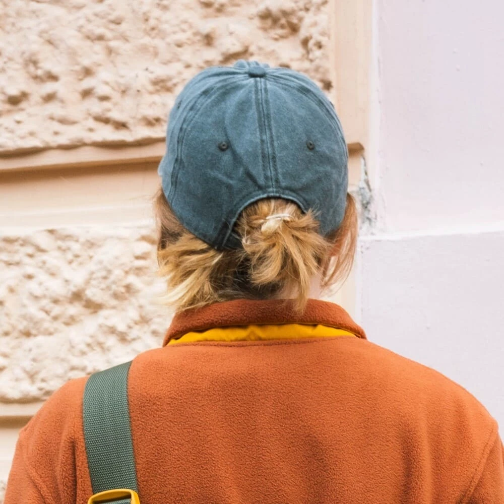 Бейсболка Faded с вышивкой circus is my life зеленая - фото 4