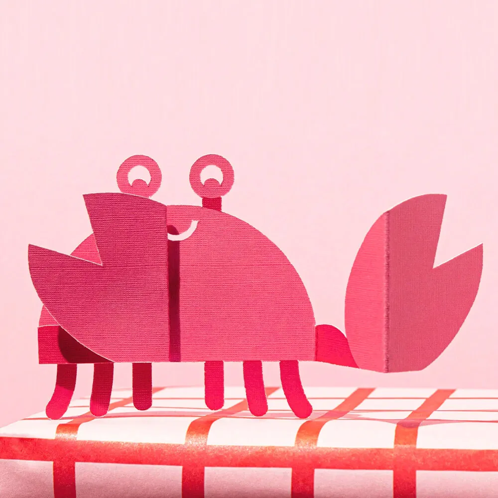 Открытка O Paper Paper Краб - фото 1