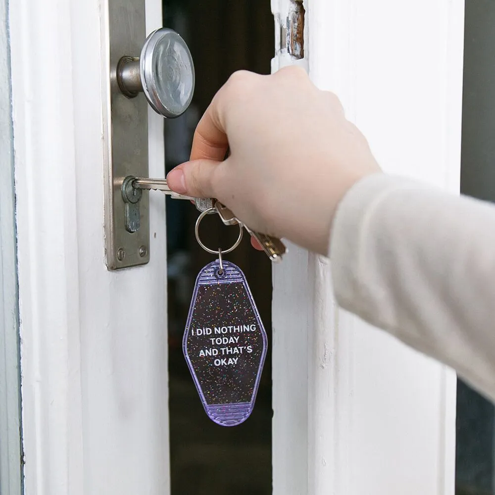 Брелок на ключи Friend Function That`s okay фиолетовый - фото 2