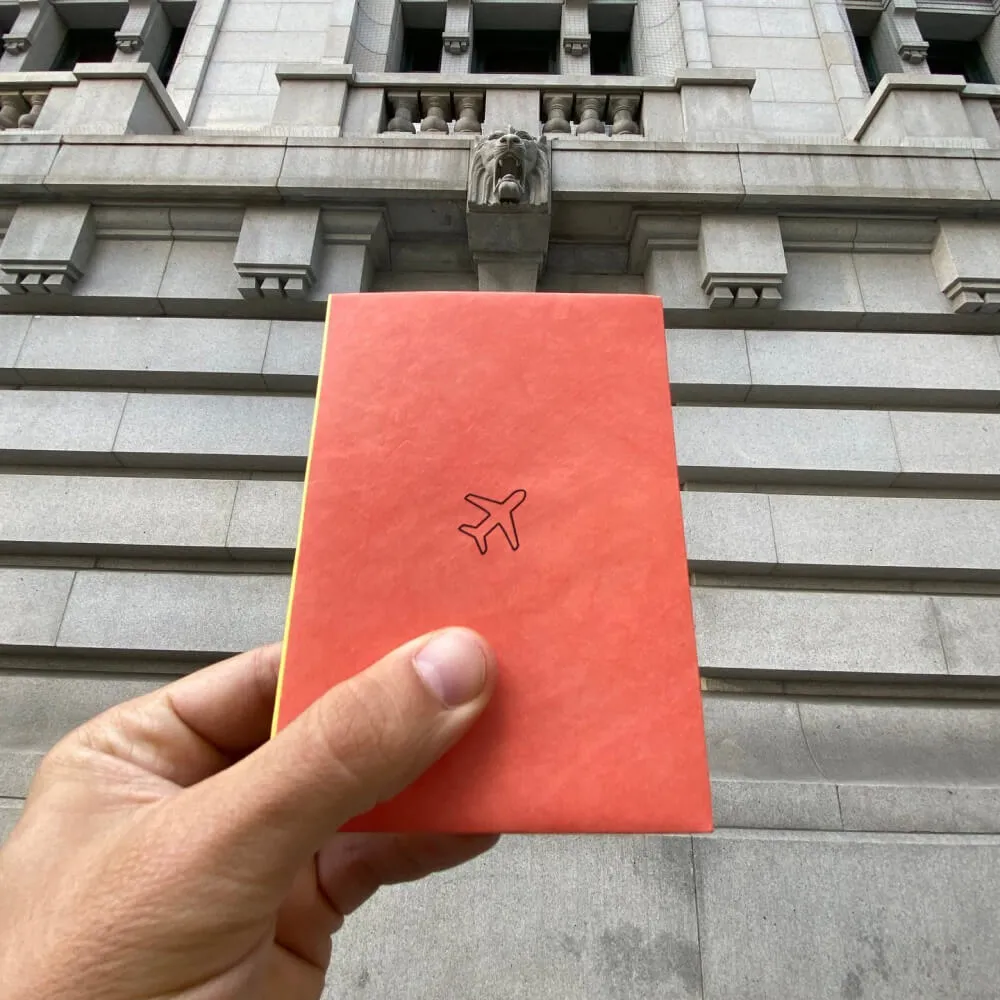 Обложка для паспорта из тайвека New Wallet Билет и самолёт - фото 12