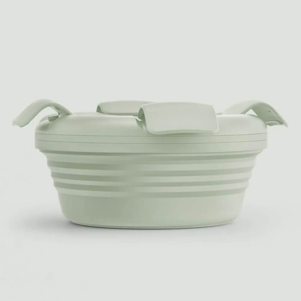 Складной ланч-бокс Stojo Bowl Sage 1065 мл - фото 5