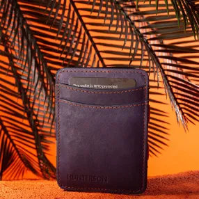 Волшебный кошелек Garzini Magic Wallets сине-оранжевый