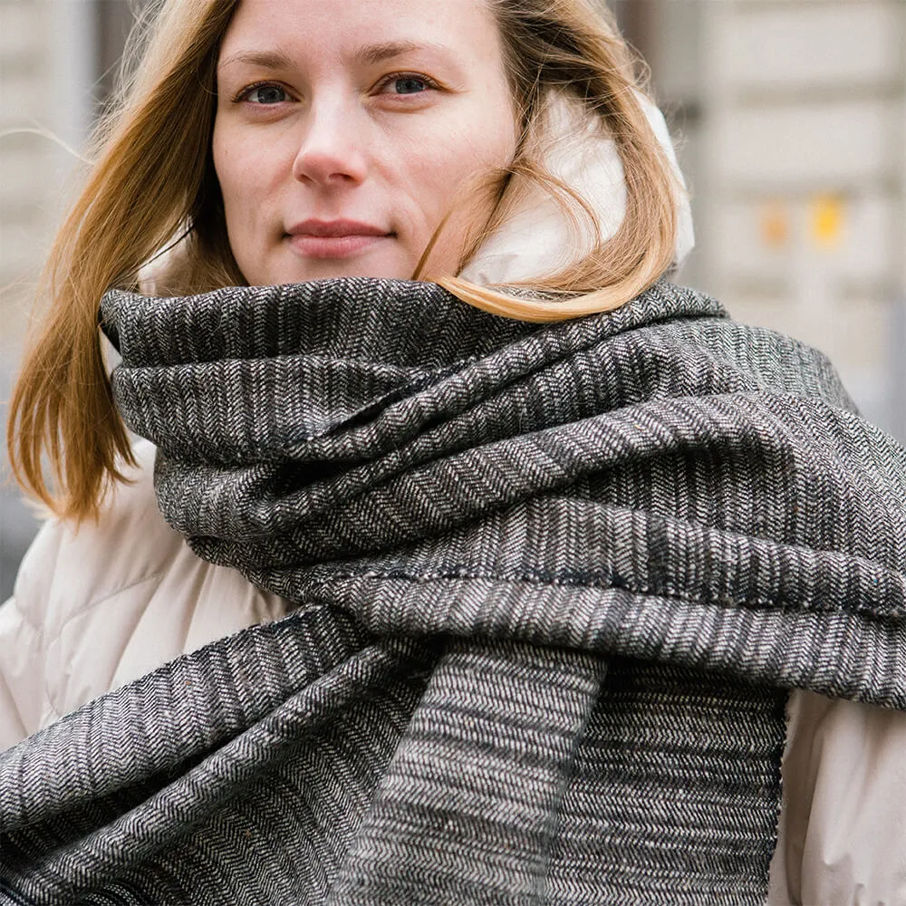 Большой шерстяной шарф Grenlandia Folk - фото 4