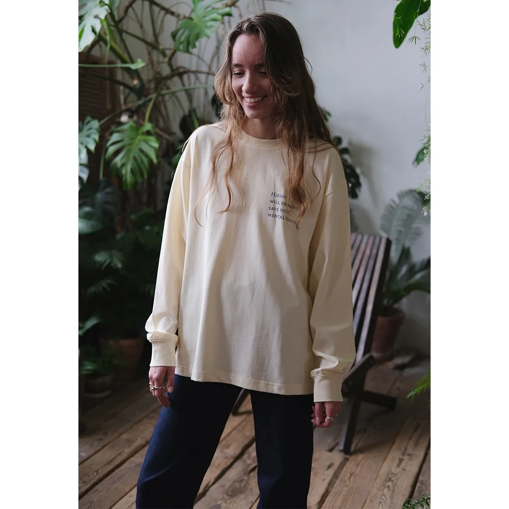 Лонгслив Меч MENTAL HEALTH Cream - фото 6
