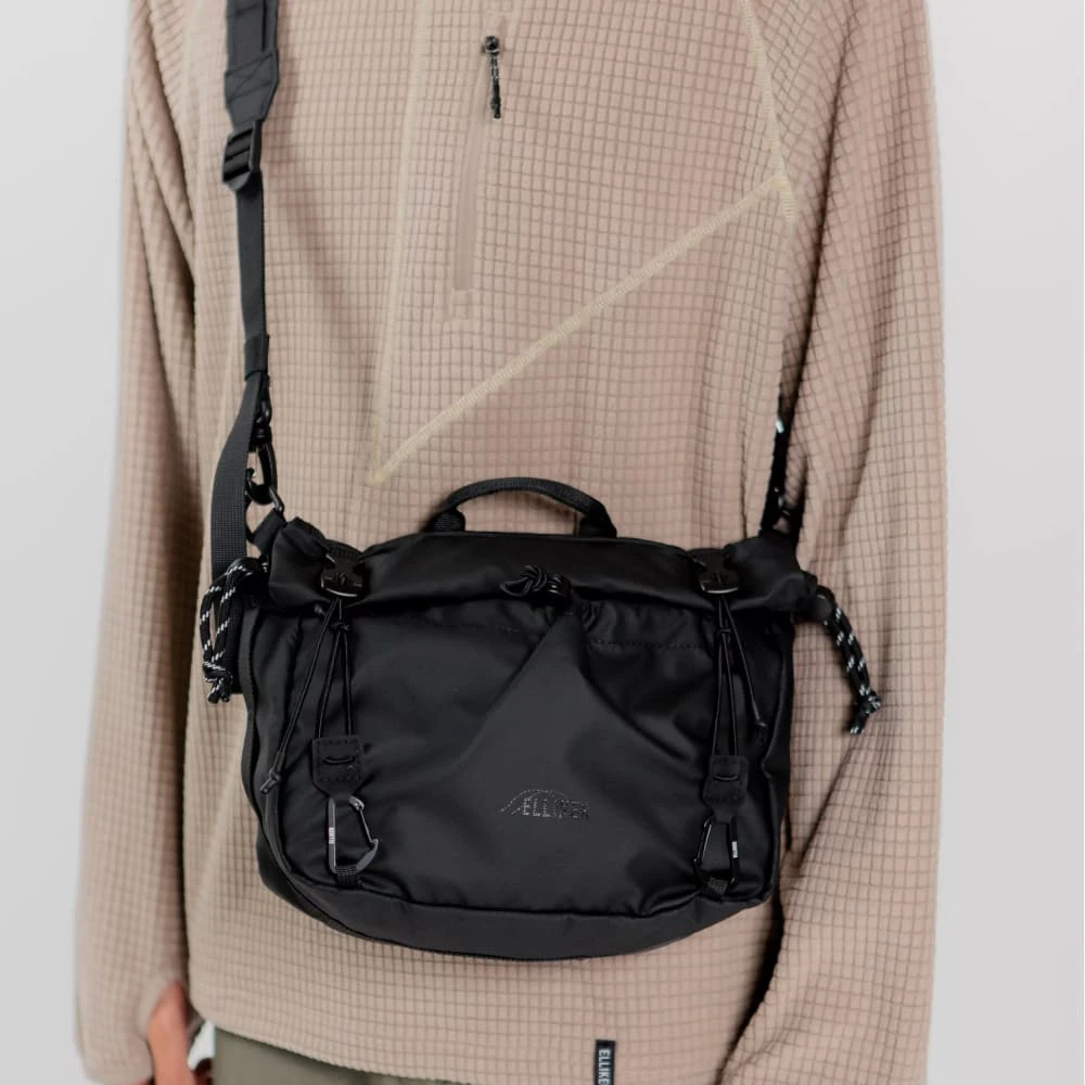 Кроссбоди сумка ELLIKER Nidder Roll Top 6L Black - фото 11