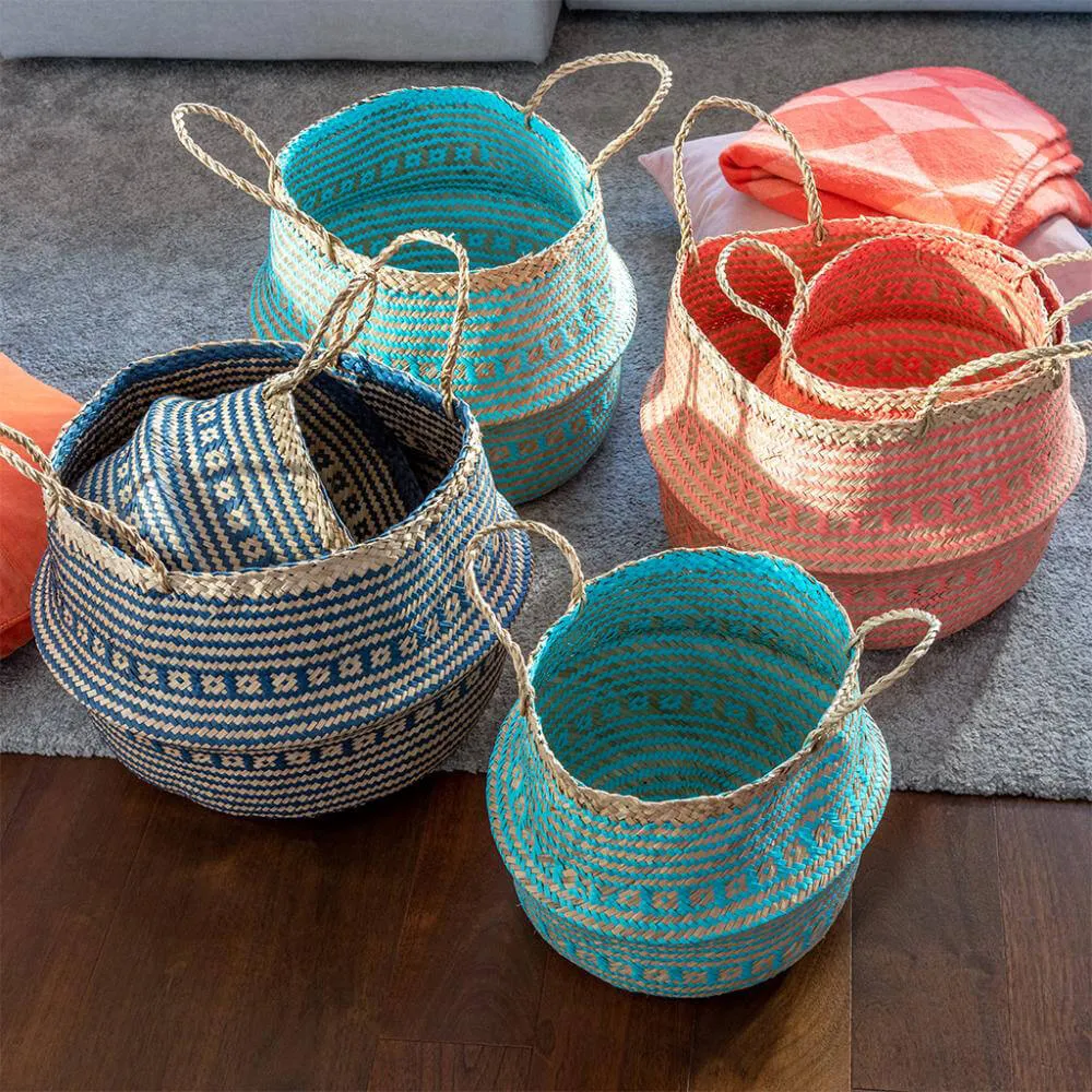 Корзина для белья REX бирюзовая - фото 7