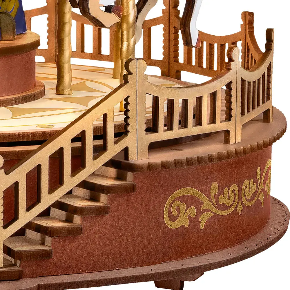 3D-пазл + музыкальная шкатулка Robotime Классическая карусель - фото 6