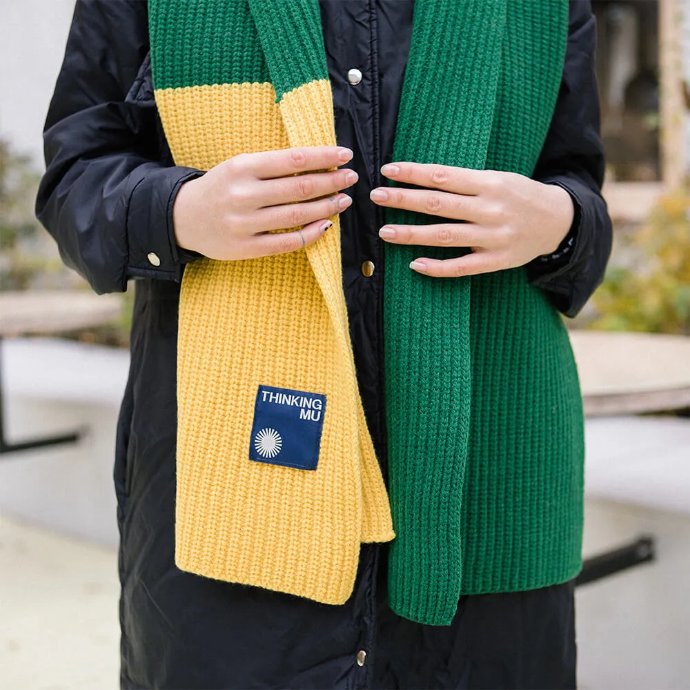 Шарф Thinking Mu Ghede Art Yellow - фото 6